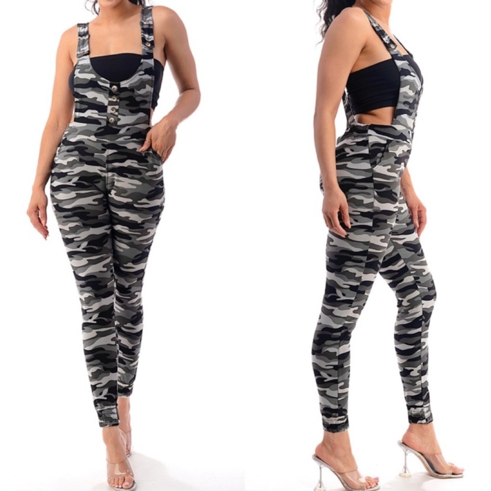 Camouflage Jumpsuit (Gray)